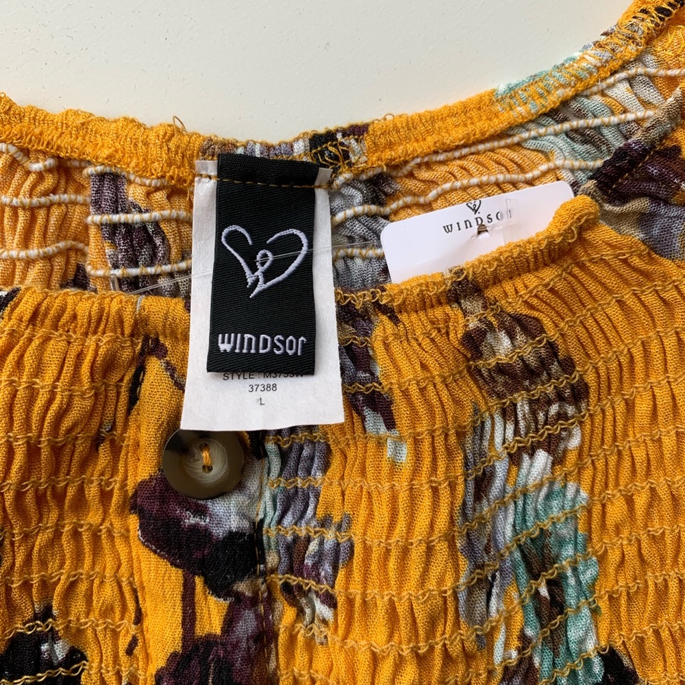 Windsor Mustard Crop Top - Picture 6 of 6